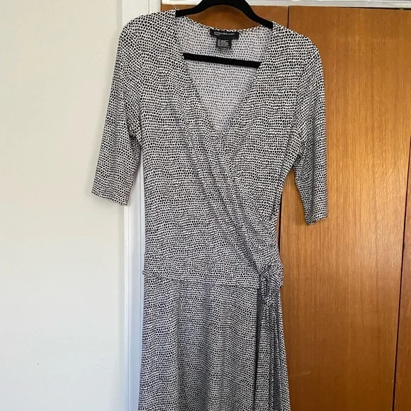 Jones New York | Dresses | Jones New York Drop Waist Wrap Style Matte Jersey  Dress | Poshmark